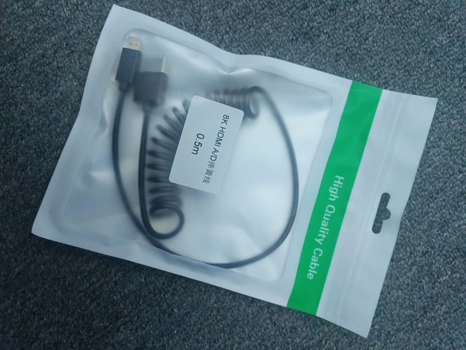Продается Mini HDMI витой кабель (0.5 м, 8K)