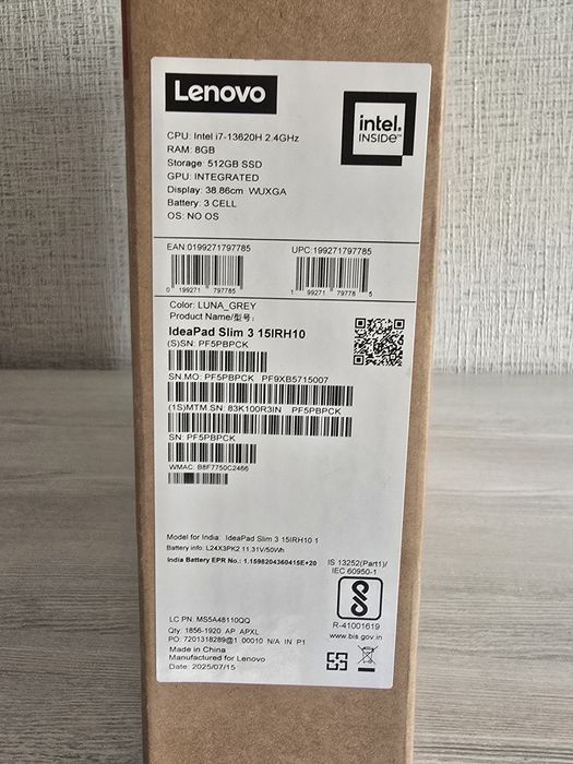 Продам НОВЫЙ Мощный Ноутбук LENOVO CPU intel i7 , 512GB