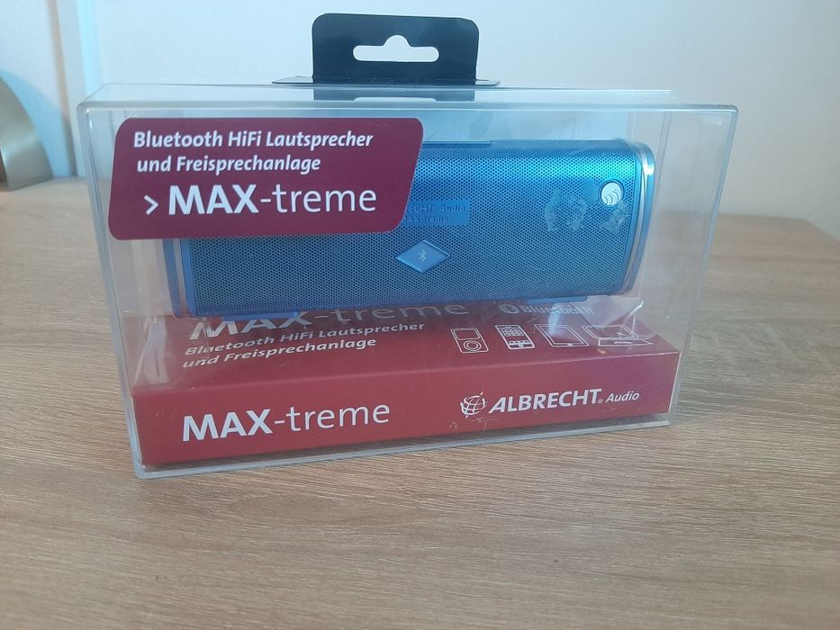 Boxă Bluetooth Albrecht MAX-treme – Sigilată, carcasă metal, NOU