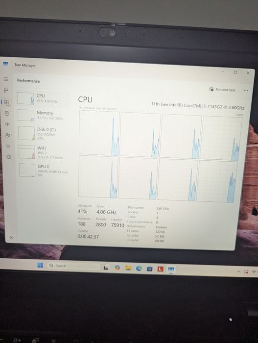 Thinkpad L15 i5 gen 11 iris Xe 16gb 512ssd