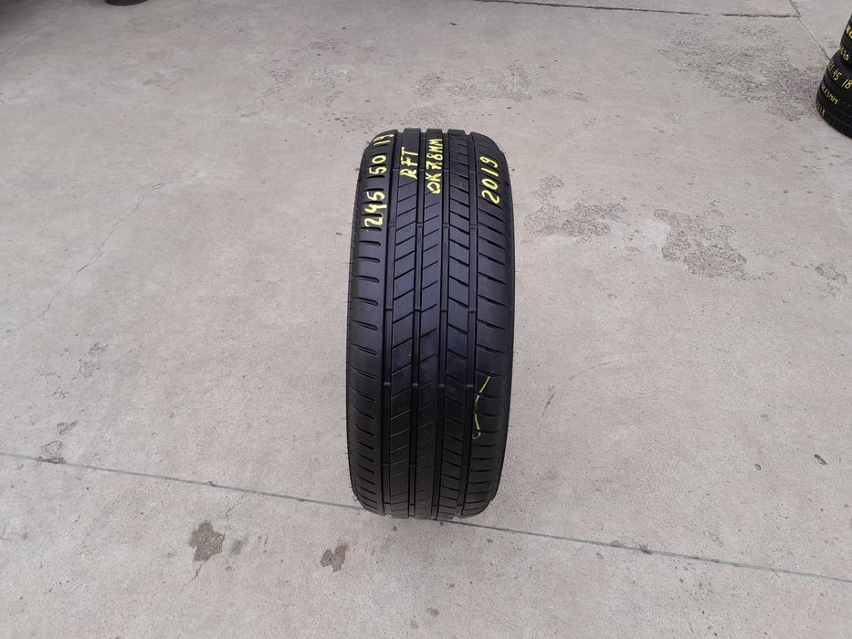 O anvelopa vara 245 50 19 bridgestone alenza 001 run flat cu 7,8 mm