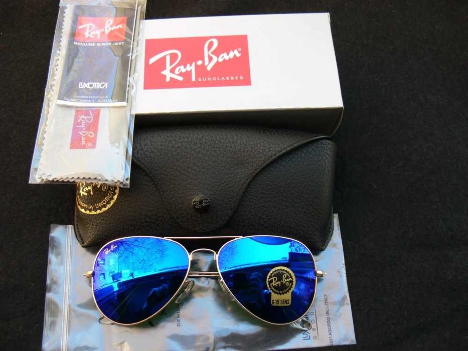 OCHELARI De Soare RAY BAN AVIATOR 3025 Polarizati Pachet Complect