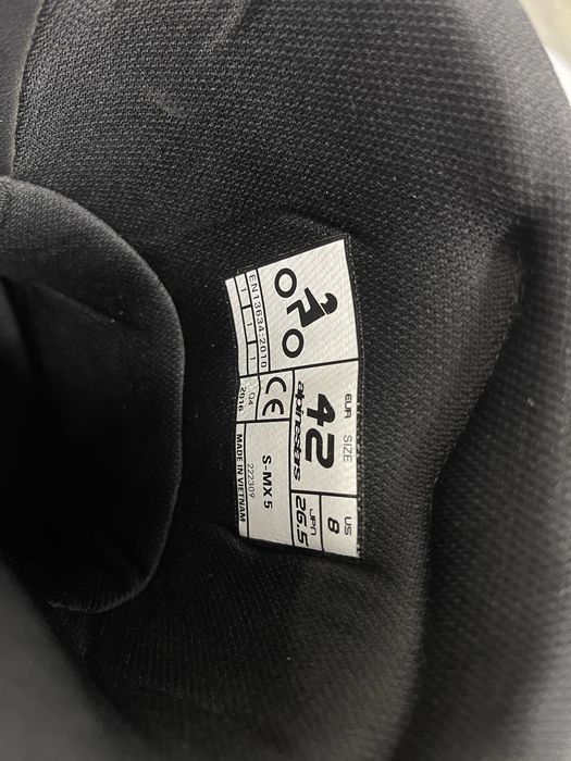 Мотоботы alpinestar sxm s