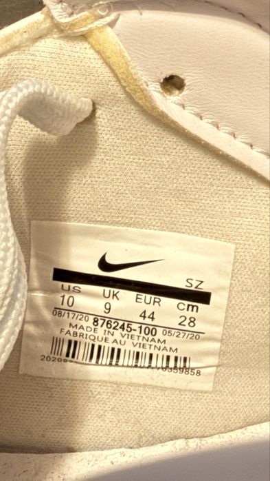 Nike Tiempo Vetta ’17 – Alb/Auriu Metalic – US 10 / EU 44