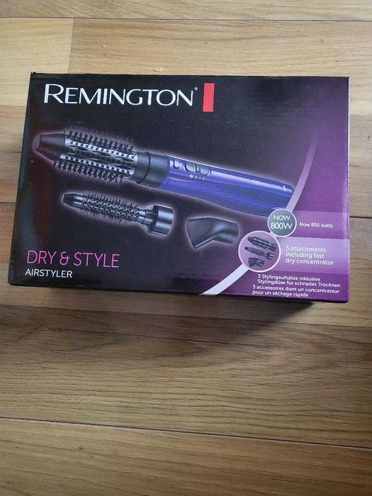 Perie cu aer cald Remington Dry & Style AS800, 800 W