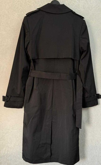 Тренч, чёрный , модный