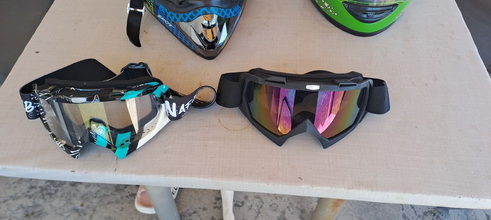Vand casti full facecu 2 perechi de ochelari si cu intercom