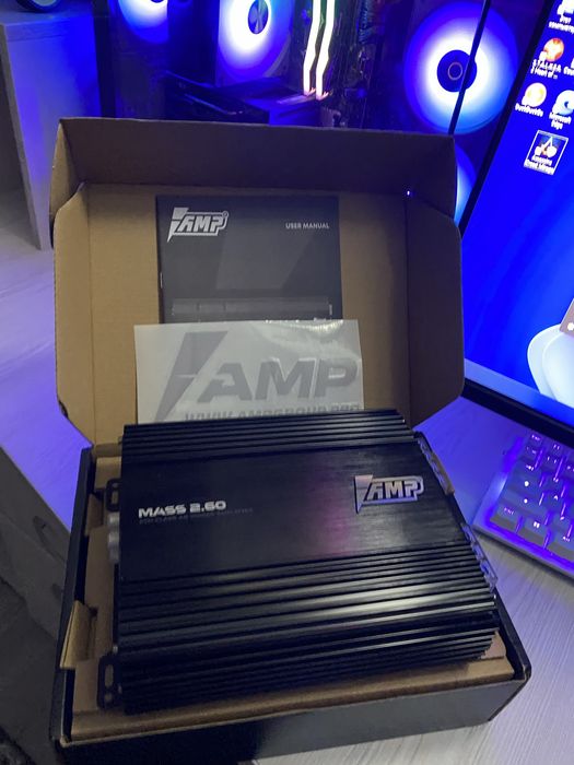 Сабвуфер Momo 12" + усилитель AMP 2.60 + короб "