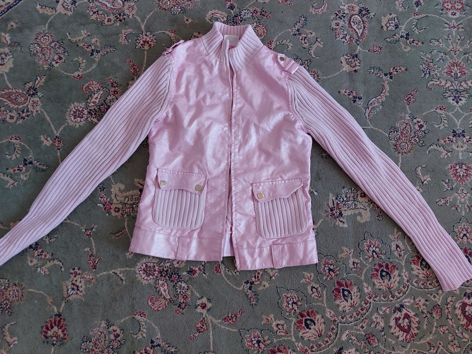 Куртка осенняя для девочек экокожа