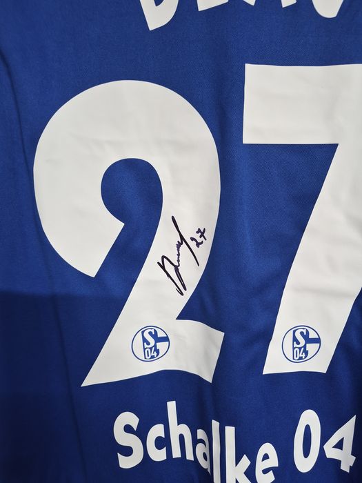 Ciprian Deac Schalke 04 tricou de joc cu autograf