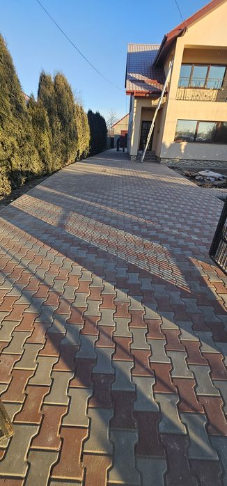 Montaj pavele  rigole borduri