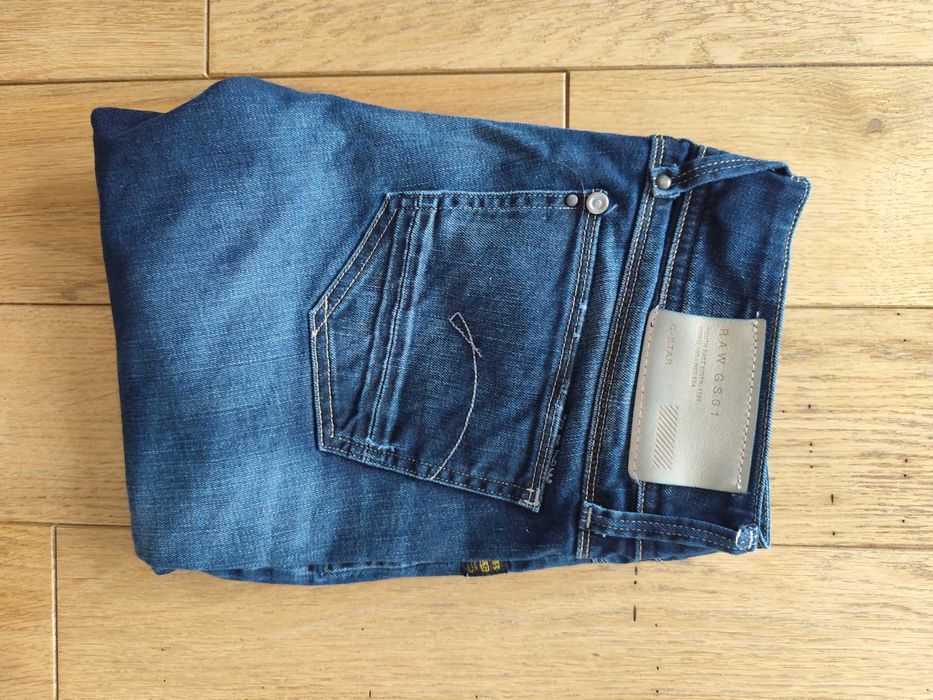 Дамски дънки G-Star 3301 Lynn Bootcut, ЧИСТО НОВИ, тъмно изпрани