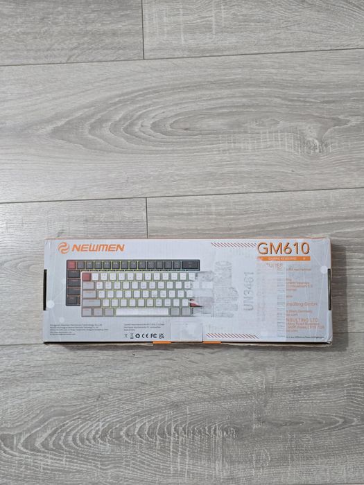Tastatură Gaming Mecanică Newmen GM610 – 60%, RGB, QWERTY, Hot-Swap + Switch-uri de rezervă