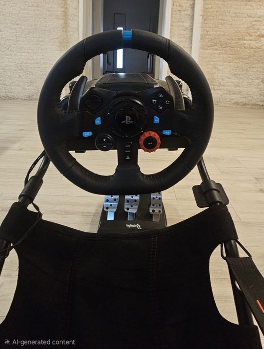 Vand pachet Sony PS5 + setup racing Logitech + jocuri. Impecabile!