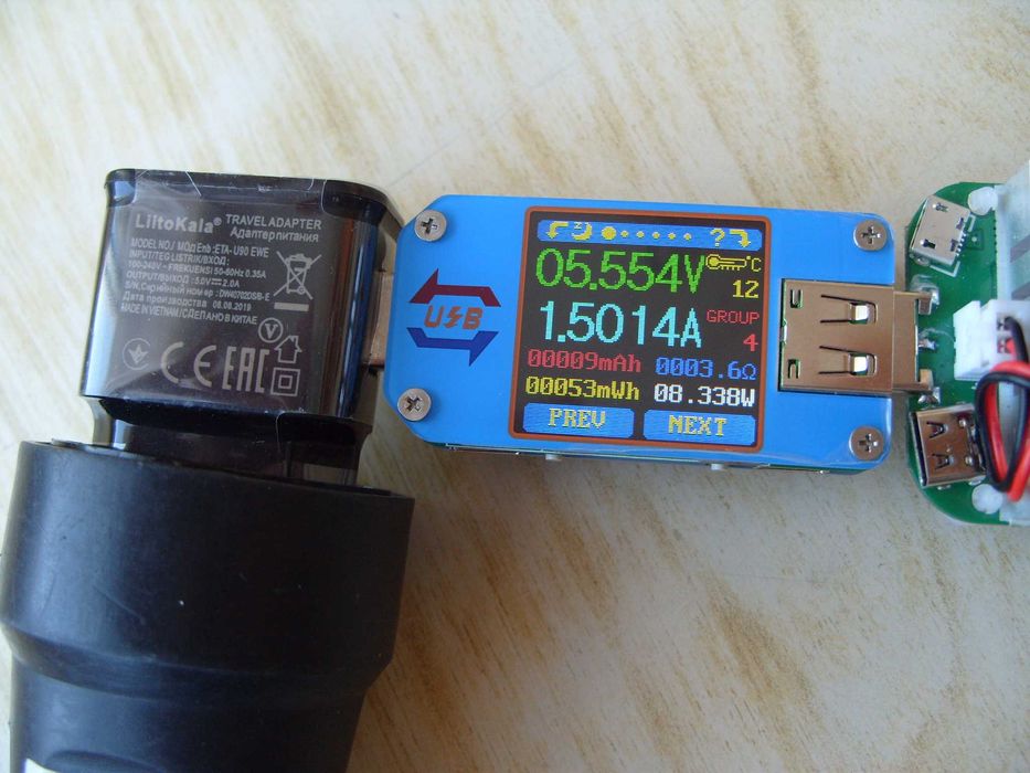 USB зарядно LiitoKala 5V/2A. За смартфон, таблет, часовник, фотоапарат