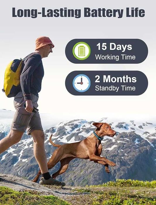 Нашийник за обучение на кучета с дистанционен обхват от TYVIFKE