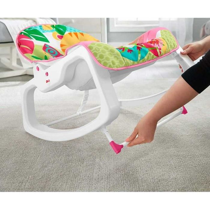 Шезлонг Fisher Price „Тропическа гора - Тигър“ (до 18кг) + ПОДАРЪК батерия
