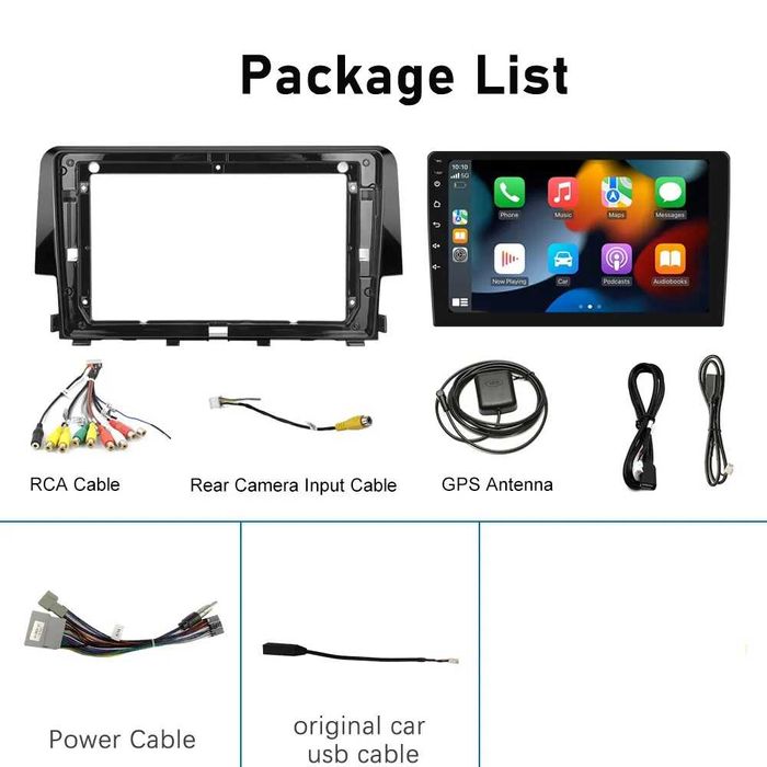 Мултимедия Двоен дин за Honda Civic навигация плеър Android Civic 2016