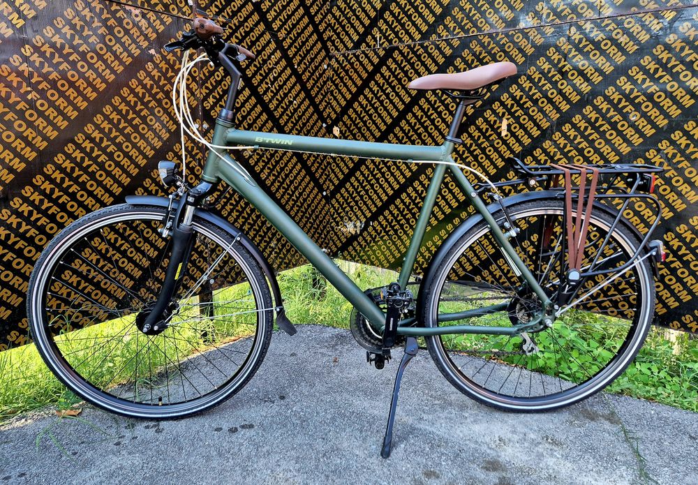 Градски-трекинг велосипед Btwin Hoprider 500