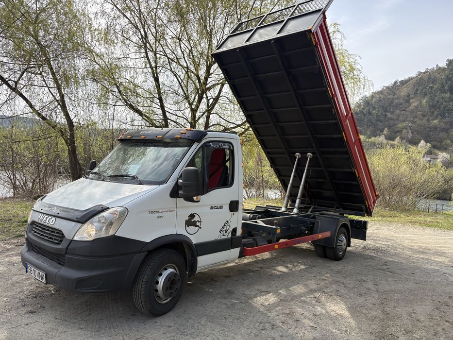 Iveco daily basculabil pe curie 70 c15 35c15 50c15 mercedes sprinter