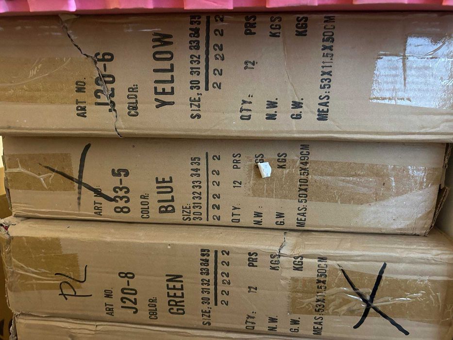 Детски обувки на едро