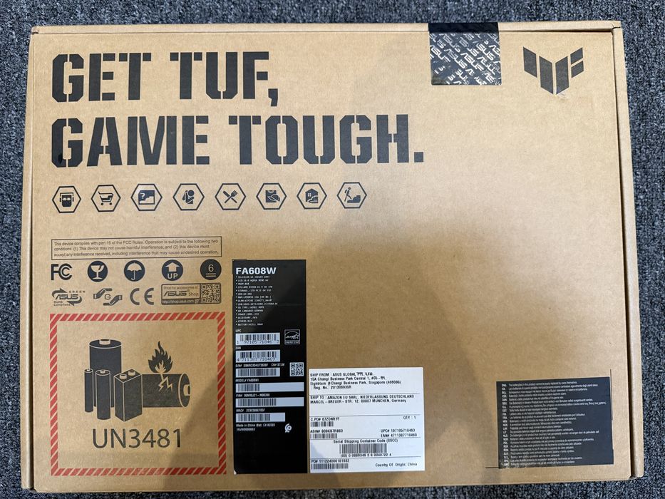 Laptop Gaming ASUS TUF A16 FA608W 1TB