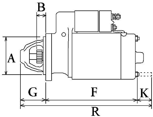 Electromotor SAME Panther-Minitaurus-Minitauro-Leopard-Jaguar-Explorer