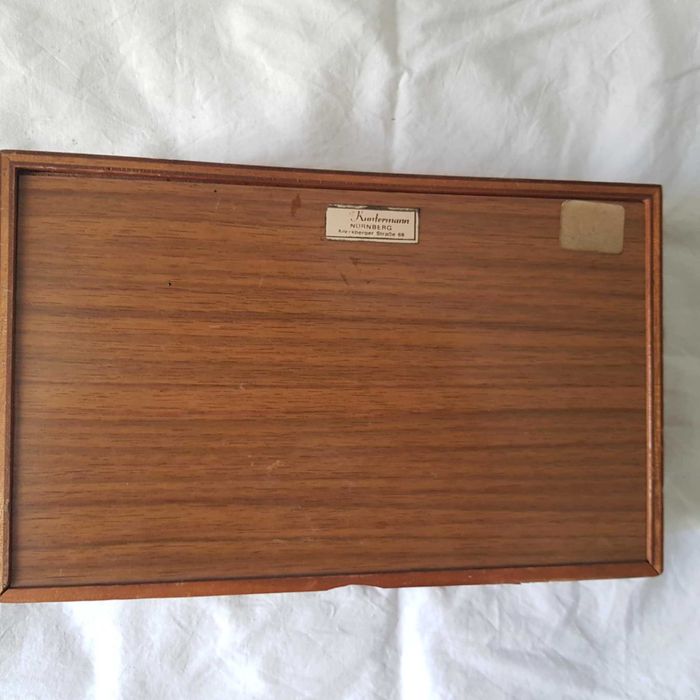 Ceas Junghans electronic Ato-Mat  Desk clock Teak wood  60s Midcentury