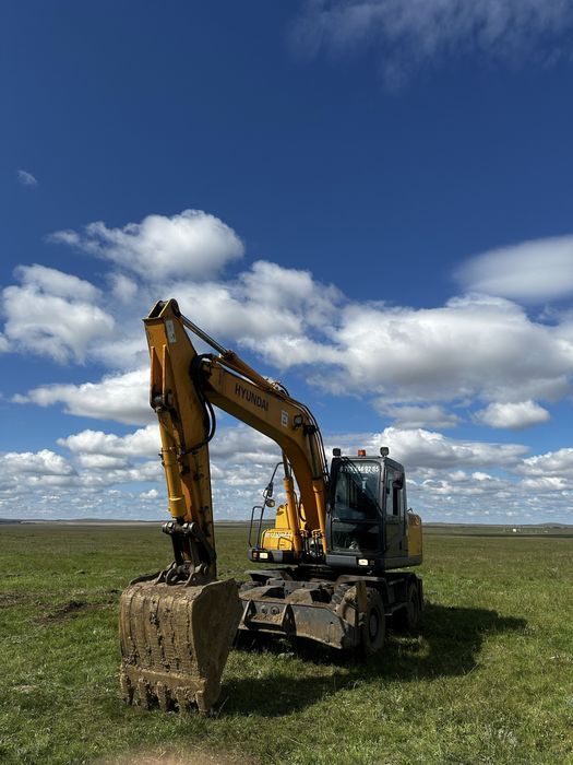 Услуги колесного экскаватора + гидромолот