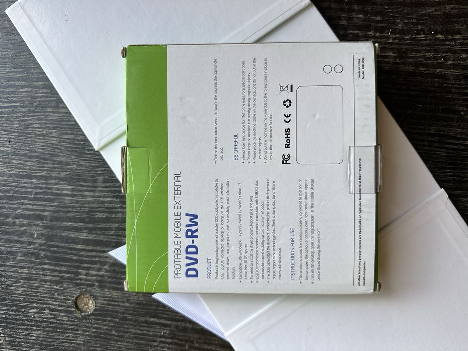 Unitate de scriere DVD ultra-subțire Gind,