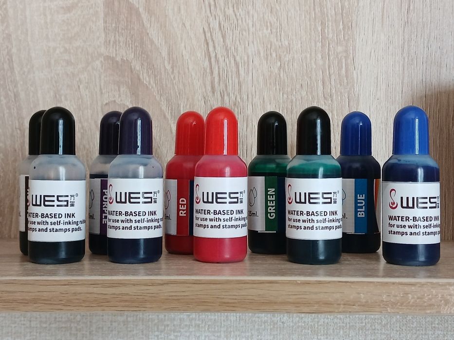 Штемпельная краска для печатей и штампов