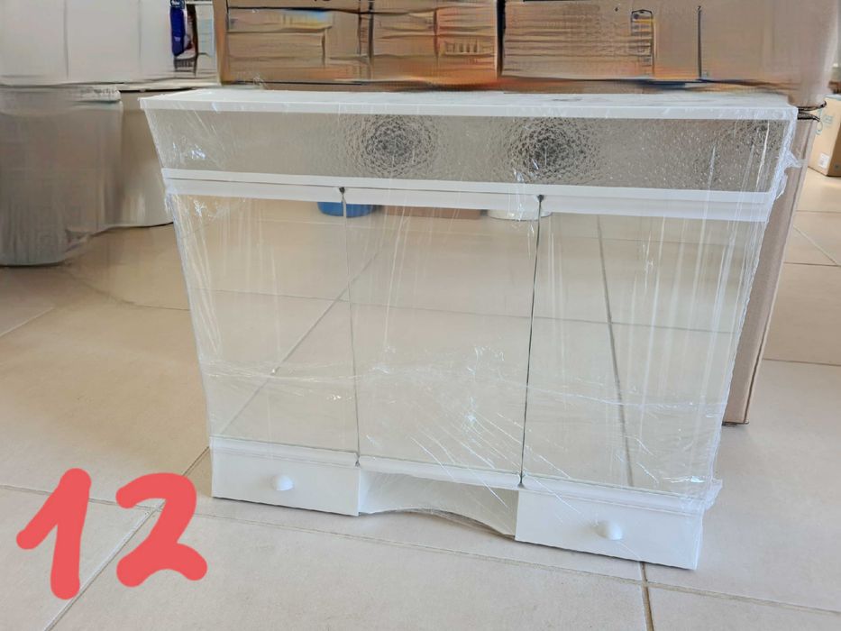 PVC Шкаф за Баня Различни Модели Огледало Водоустойчиви