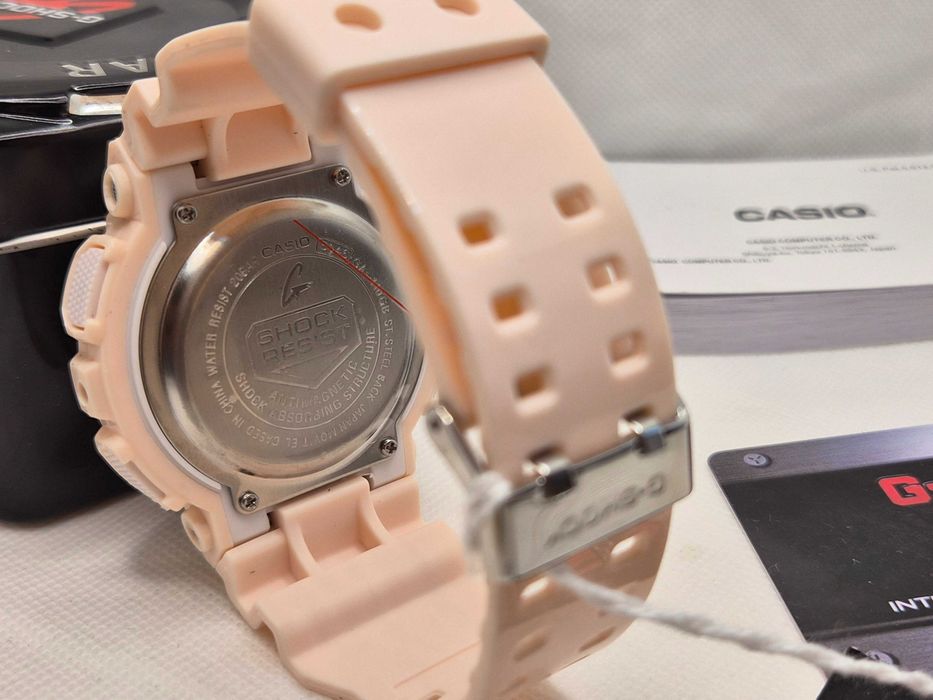 Ceas Sport Dama ,Unisex Casio g shock Gmas110- pink Hibryd .Nou, Garantie 2 ani