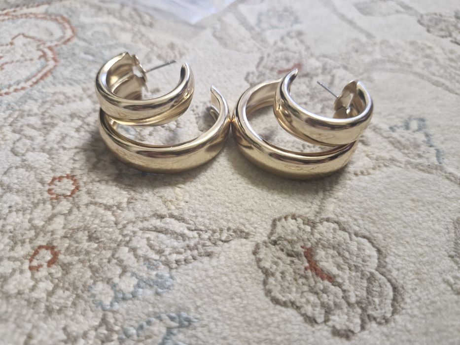 Серьги Евро бижутерия