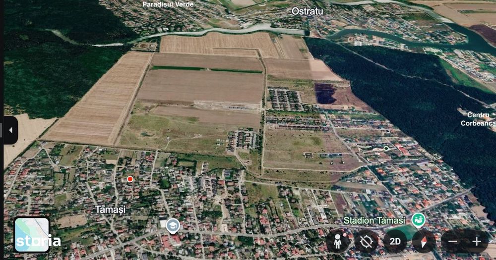 Teren Corbeanca, zona case noi construite, toate utilitatile, padure s