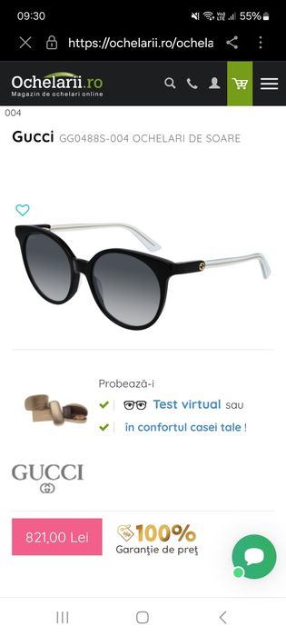 Ochelari de soare Gucci