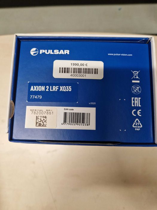 Vand camera cu termoviziune Pulsar Axion 2 XQ35 LRF