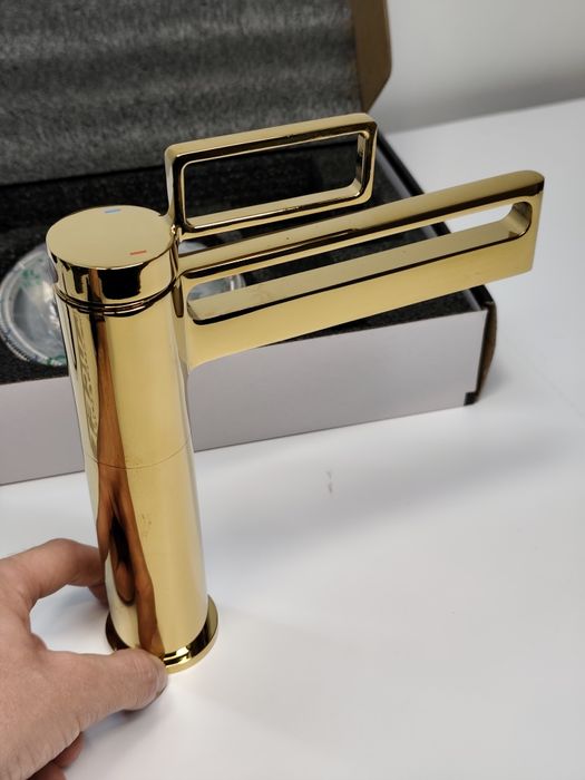 Baterie lavoar premium finisaj auriu design modern elegant