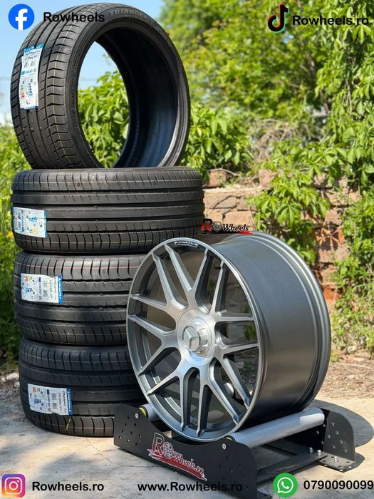 Jante Roti Mercedes 20 R20 W222 W221 W212 W204 W205 CLS W212 W213 GLE GLC W223 W214 Roti Mercedes Benz R20 cu anvelope vara/iarna inclus