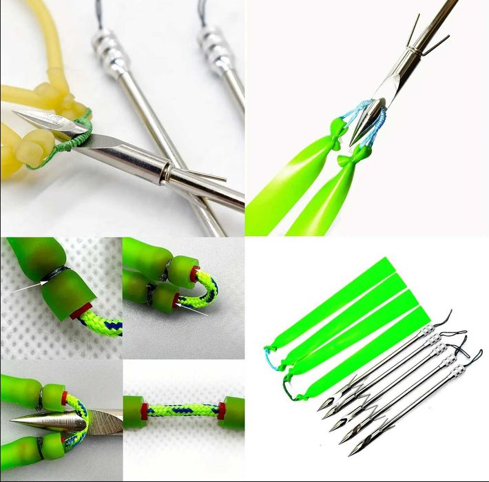 5 Sageti pt. Prastie Vanatoare Pescuit Sageata, BONUS 50 Bile Otel 6mm