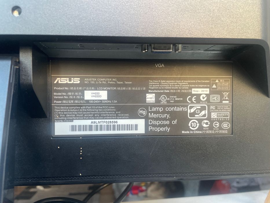 Monitor LCD ASUS