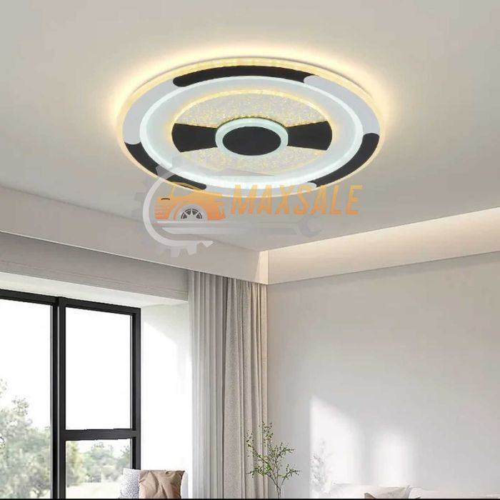 LED абажур лампа 80W за хол спалня осветление мощен стилен дизайн