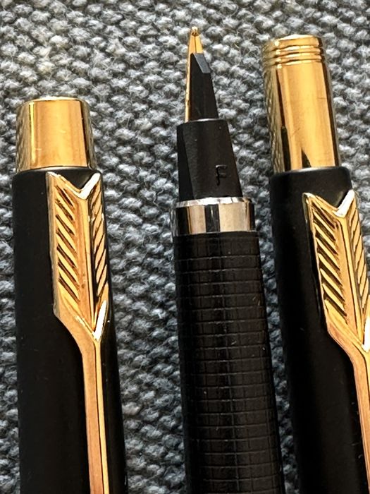 Set Parker 180 Black Matte GT Stilou Creion mecanic