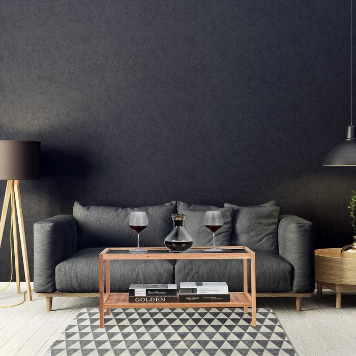 Маса от естествен орех със стъклен рафт 40х80х40см