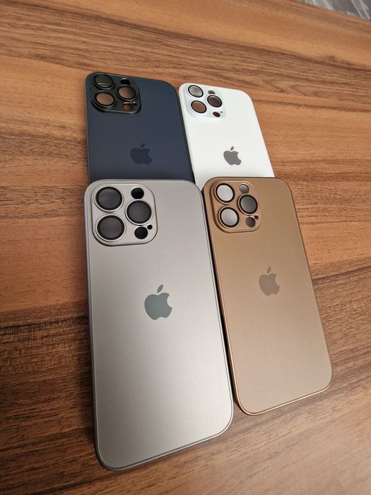 Матов Стъклен Кейс за Apple iPhone 16 / 16 Pro / 16 Pro Max / Plus