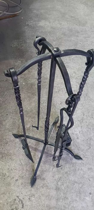 Комплект ковани прибори за камина