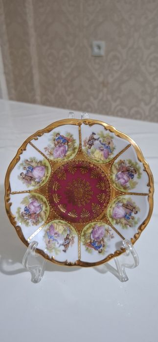 Винтажная тарелка блюдце