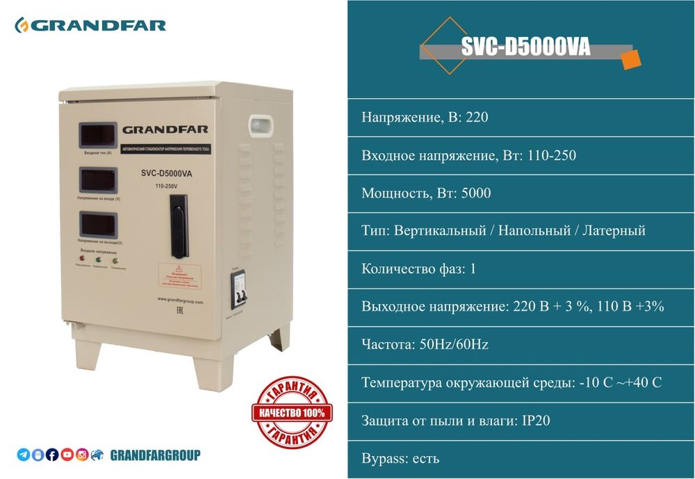 Стаблизатор SDW-SVC Grandfar stabilizator