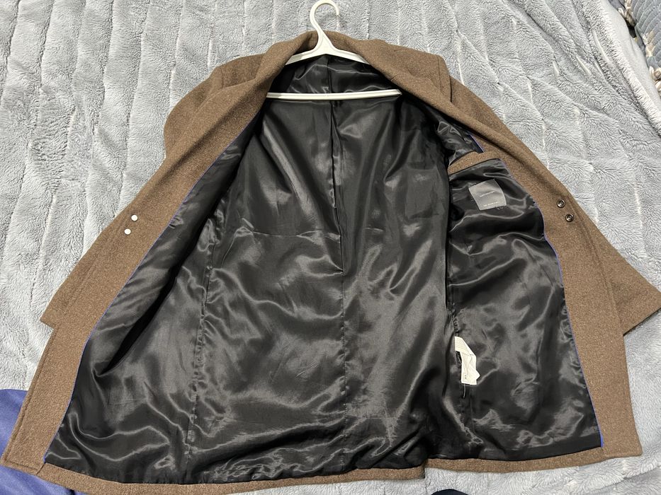 Мужское пальто коричневое от just!