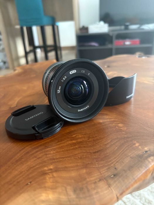 Obiectiv Foto manual Samyang 12mm F/2.0 NCS CS Montura Sony E Negru